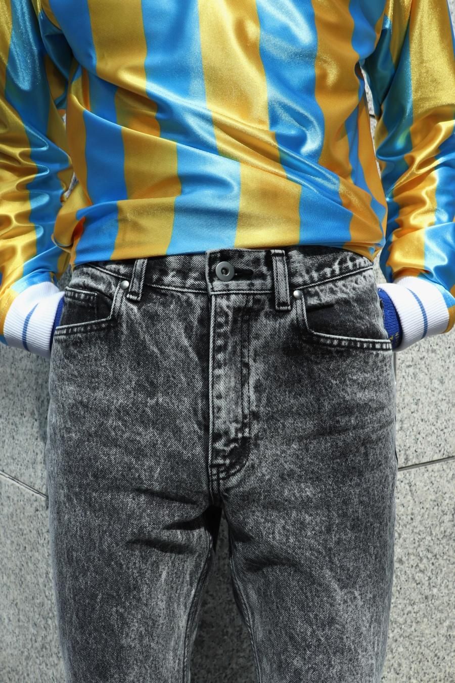 LITTLEBIG(リトルビッグ)のSlim Denim Black(デニム)の通販 LITTLEBIG(リトルビッグ)のSlim Denim Black(デニム)の通販