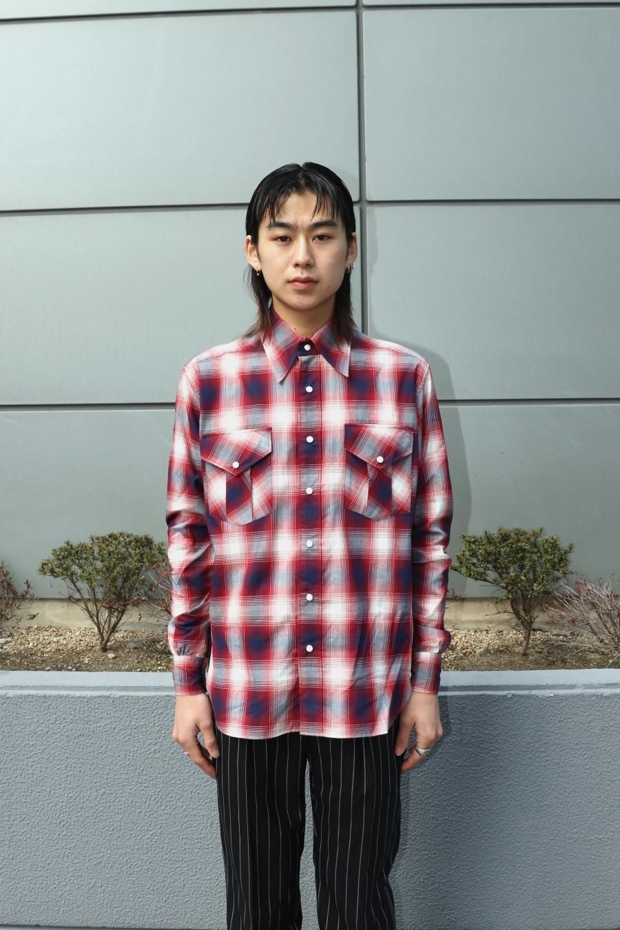デパート 送料無料 Check LITTLEBIG（リトルビッグ）のHomble SH Green or Red トップス
