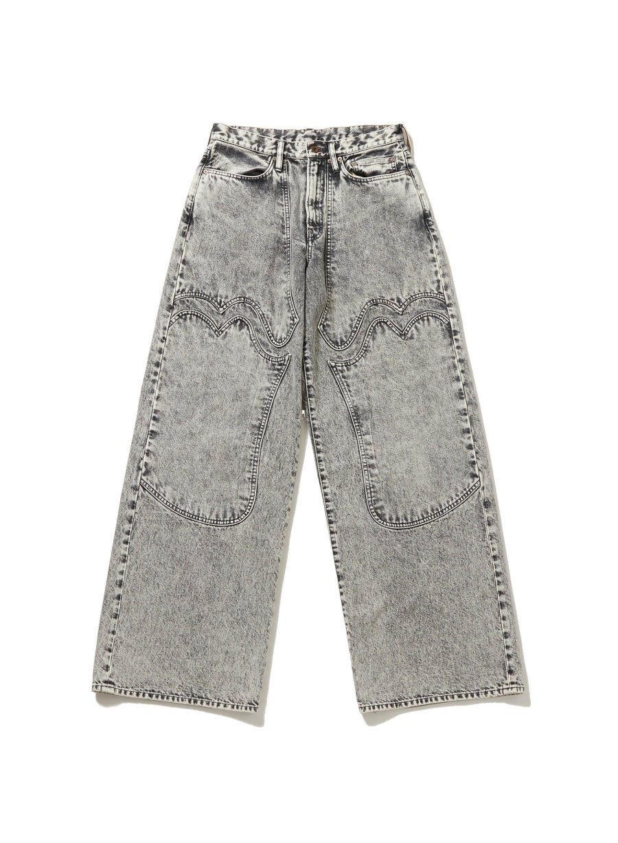 SUGARHILL  ACID WASHED MODERN WESTERN WIDE TROUSERS<img class='new_mark_img2' src='https://img.shop-pro.jp/img/new/icons15.gif' style='border:none;display:inline;margin:0px;padding:0px;width:auto;' />
