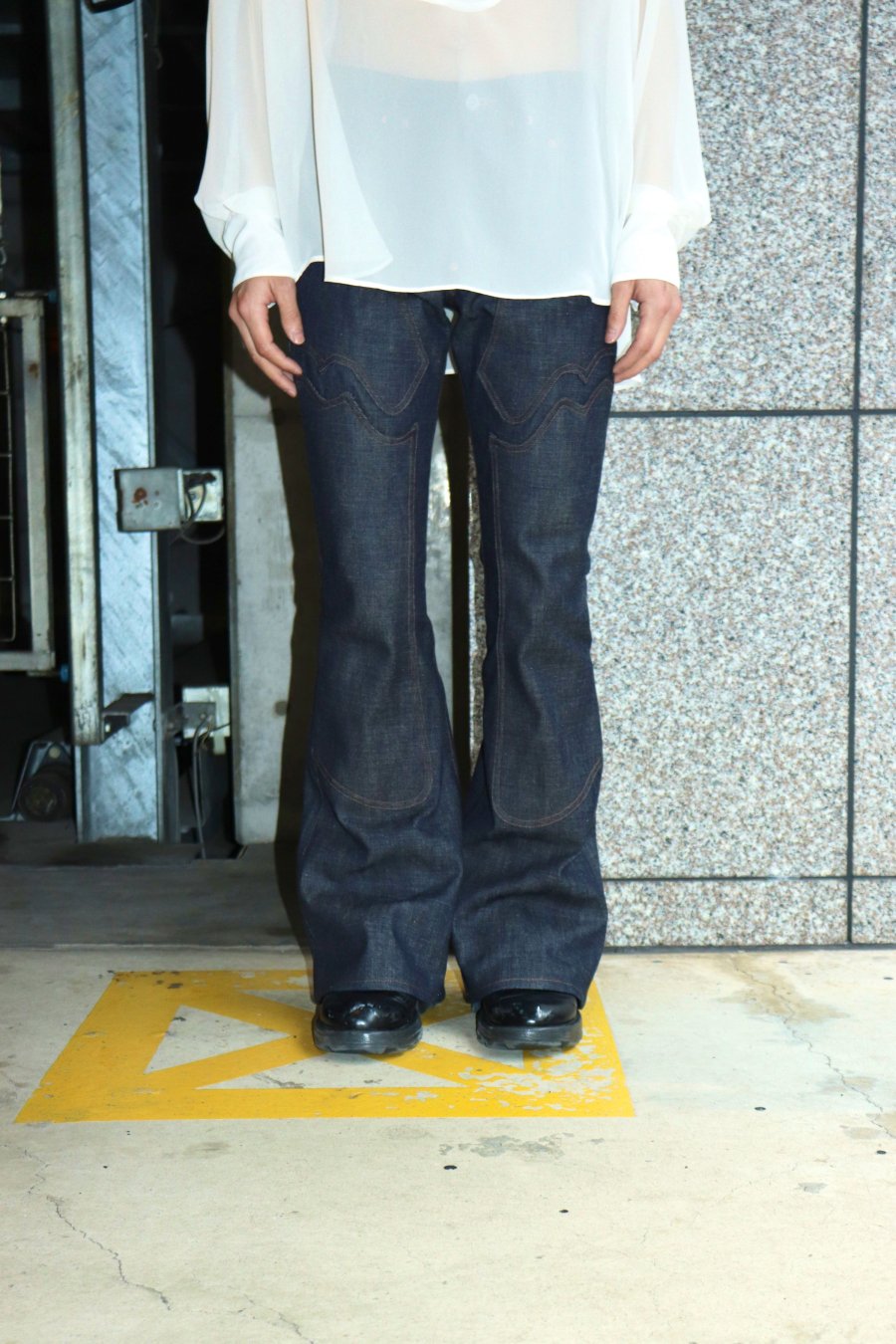 SUGARHILL（シュガーヒル）のMODERN WESTERN DENIM FLARED TROUSERS RIGID  INDIGOの通販サイト-大阪 堀江 PALETTE art alive（パレットアートアライヴ）-