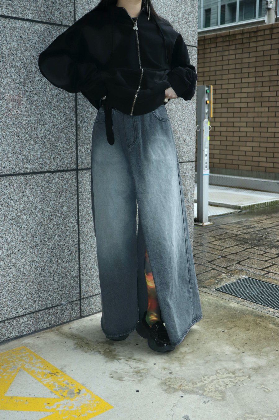 BELPER（ベルパー）のHANG OUT DENIM PANTS BLACK（パンツ）の通販サイト-大阪 堀江 PALETTE art  alive（パレットアートアライヴ）-