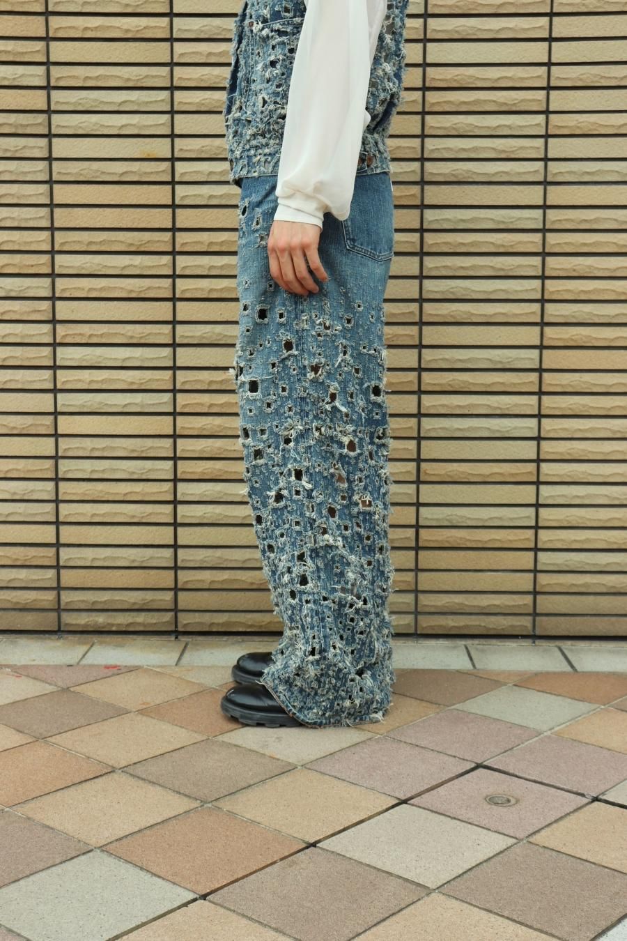SUGARHILL（シュガーヒル）のCRASHED MODERN DENIM WIDE