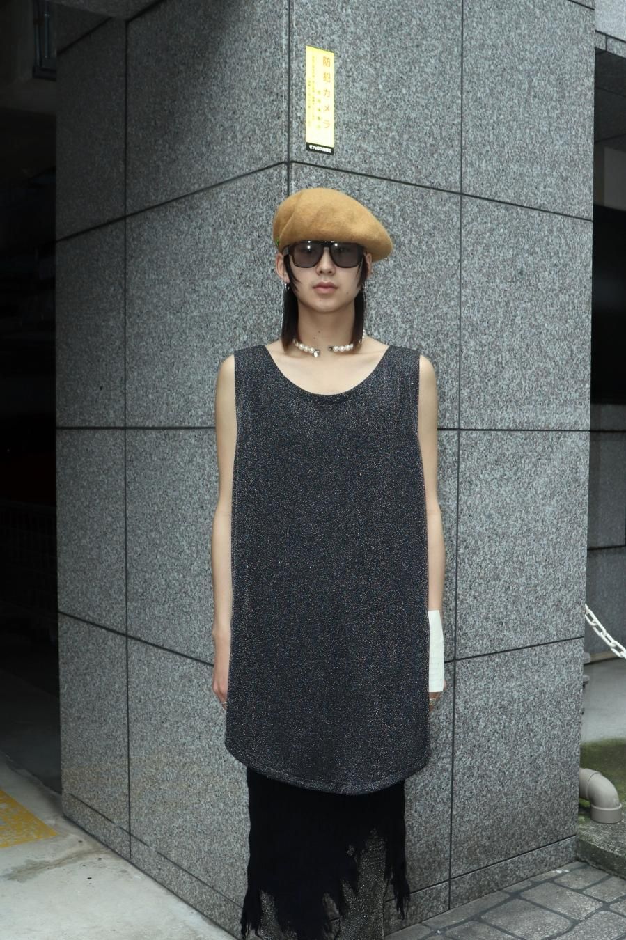 SHINYA KOZUKA タンクトップ SHINYAKOZUKA（シンヤコズカ）のMILITARY SINGLET KELLY（タンク