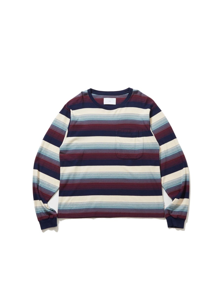 SUGARHILL  MULTI STRIPE LONG SLEEVE TEE(RED STRIPE)<img class='new_mark_img2' src='https://img.shop-pro.jp/img/new/icons15.gif' style='border:none;display:inline;margin:0px;padding:0px;width:auto;' />