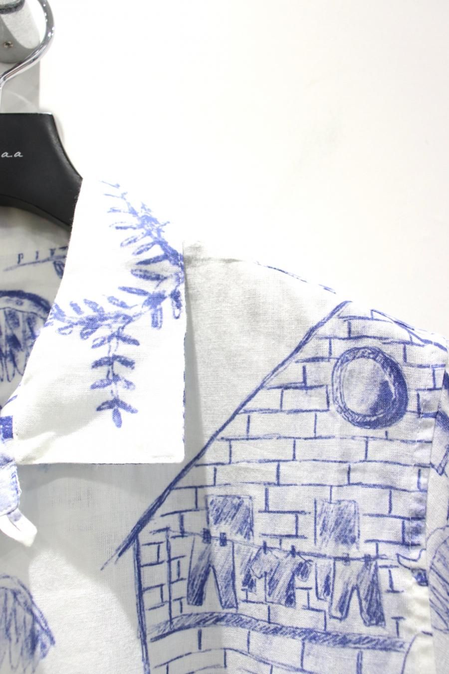 トップス SHINYA KOZUKA 22AW HIS SHIRT ECRU S SHINYAKOZUKA [22SS] 