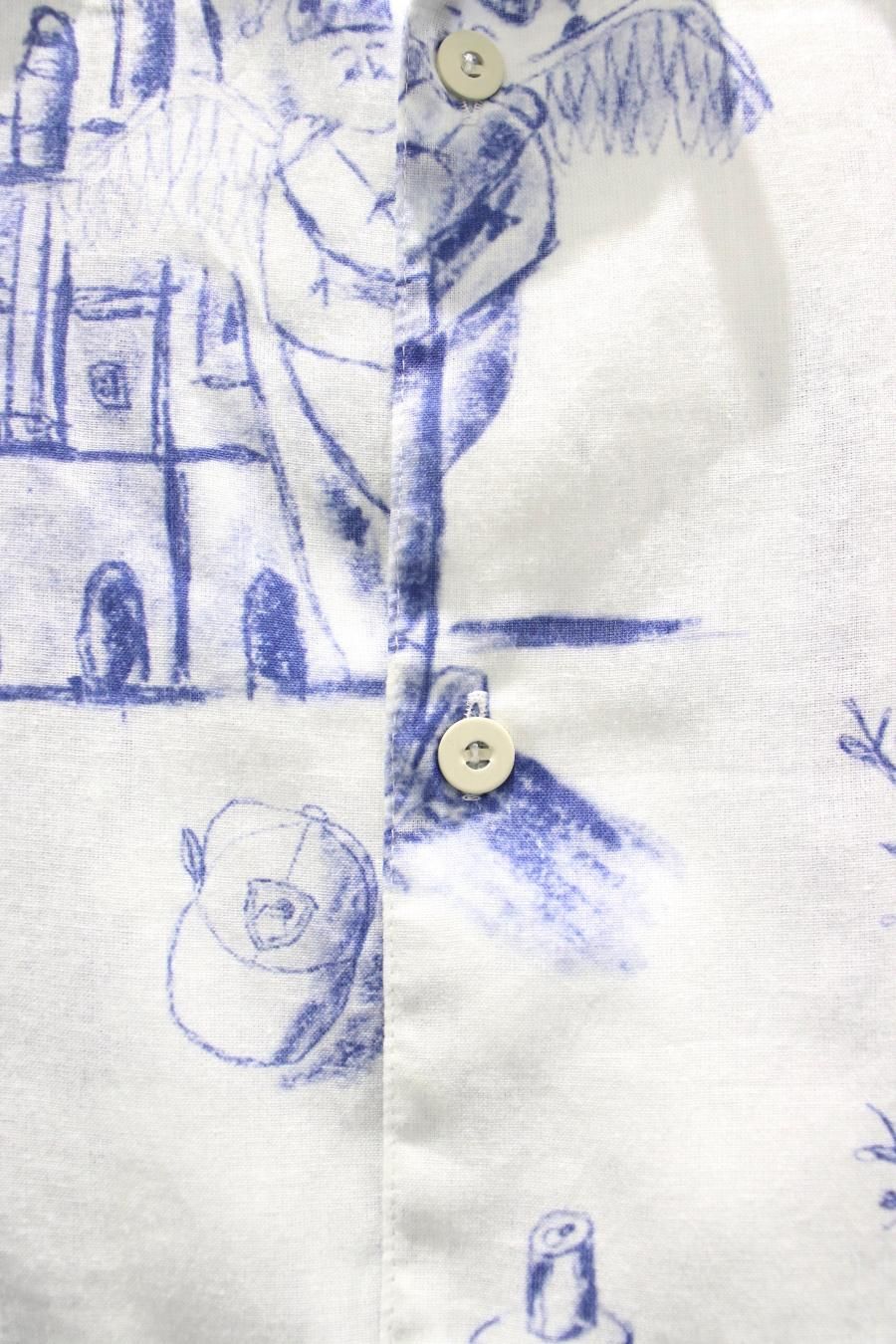トップス SHINYA KOZUKA 22AW HIS SHIRT ECRU S SHINYAKOZUKA [22SS] 