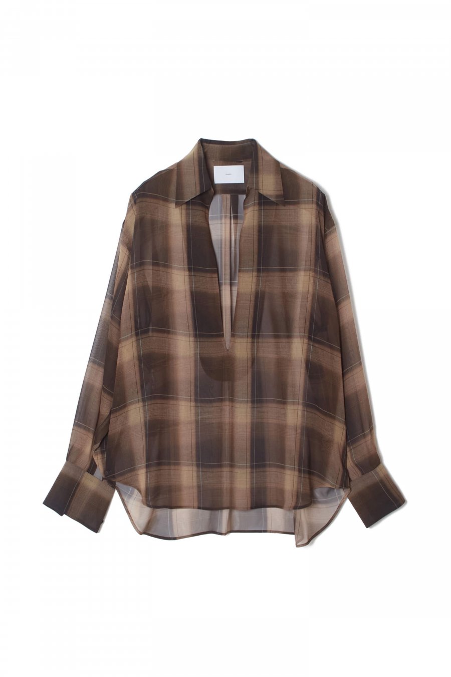 SUGARHILL  SHEER OMBRE BLOUSE(BROWN CAMEL)<img class='new_mark_img2' src='https://img.shop-pro.jp/img/new/icons15.gif' style='border:none;display:inline;margin:0px;padding:0px;width:auto;' />