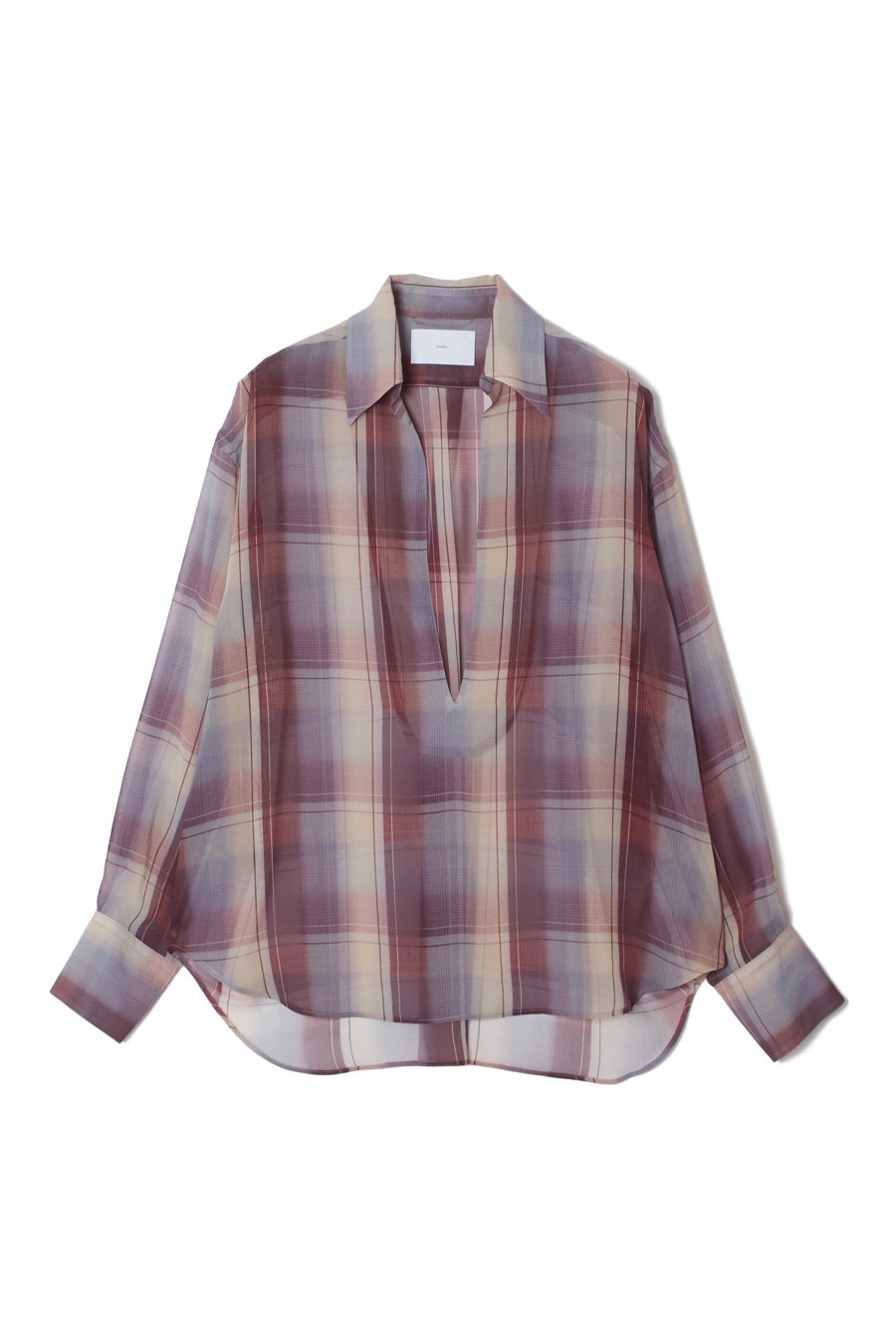 SUGARHILL  SHEER OMBRE BLOUSE(WINE ICE BLUE)<img class='new_mark_img2' src='https://img.shop-pro.jp/img/new/icons15.gif' style='border:none;display:inline;margin:0px;padding:0px;width:auto;' />