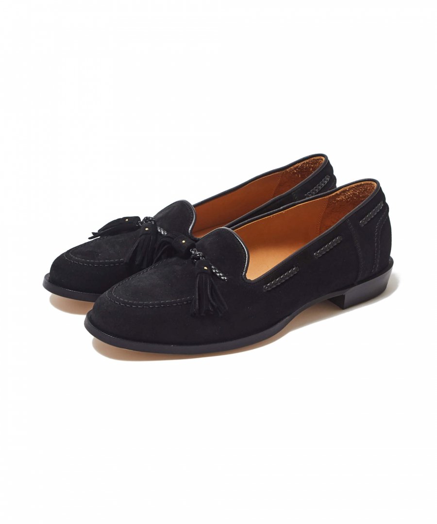 SUGARHILL  SUEDE LOAFER COUPE(BLACK SUEDE)<img class='new_mark_img2' src='https://img.shop-pro.jp/img/new/icons15.gif' style='border:none;display:inline;margin:0px;padding:0px;width:auto;' />