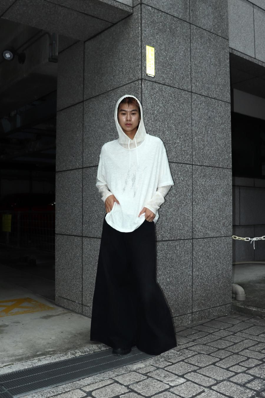 SHINYAKOZUKA(シンヤコズカ)のWASHED ORDINARY CITY LOOSE BLACK