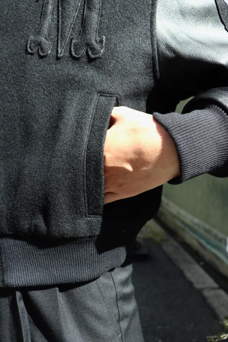 MASU（エムエーエスユー）のMASU VARSITY JACKET BLACKの通販