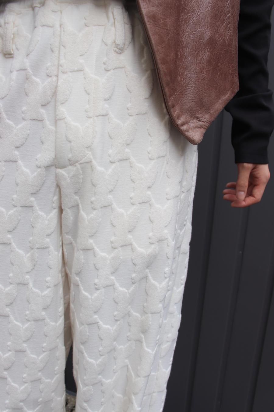 MASU（エムエーエスユー）のANGEL PILE JACQUARD SWEAT PANTS