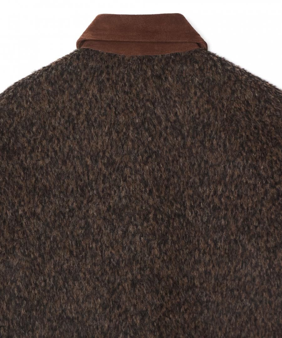 SUGARHILL（シュガーヒル）のSHAGGY BLOUSON DARK BROWNの通販
