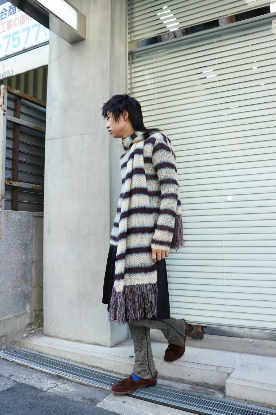 シュガーヒル　MOHAIR STRIPE PULLOVER MOHAIR STRIPE PULLOVER – SUGARHILL TOKYO