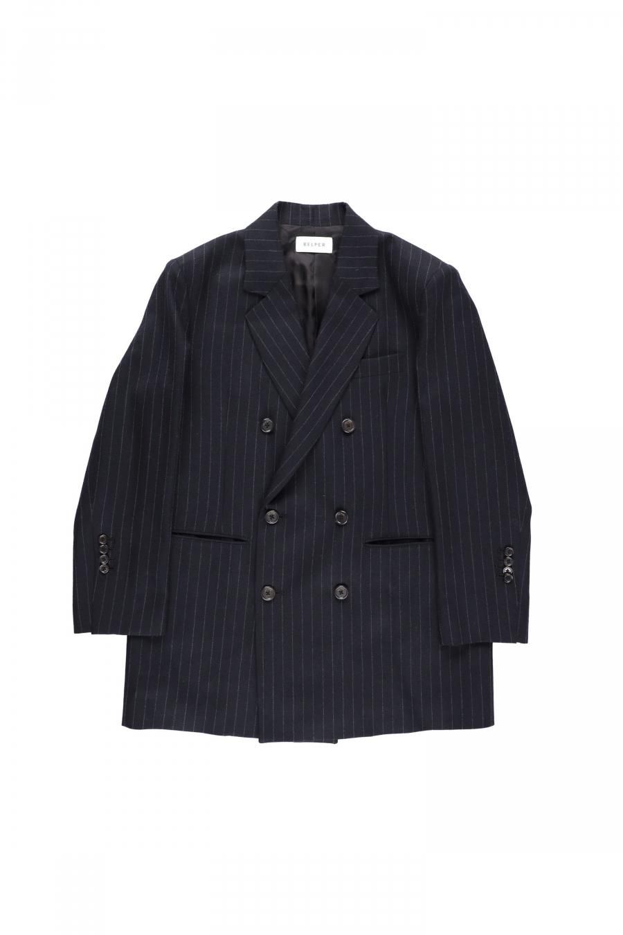 BELPER（ベルパー）のDOUBLE BREASTED JACKET NAVY（ジャケット