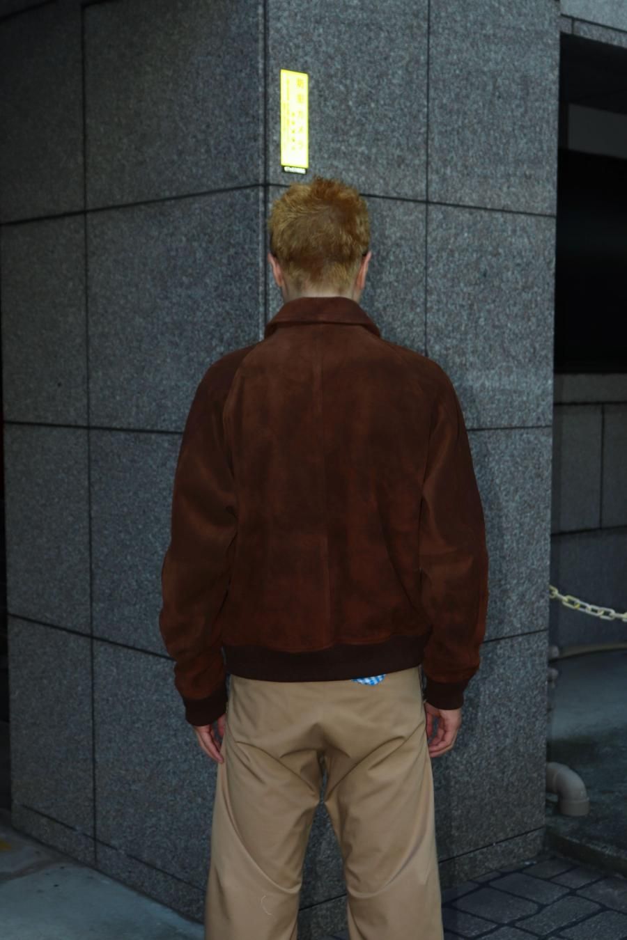 SUGARHILL（シュガーヒル）のSUEDE PIPING LEATHER BLOUSON