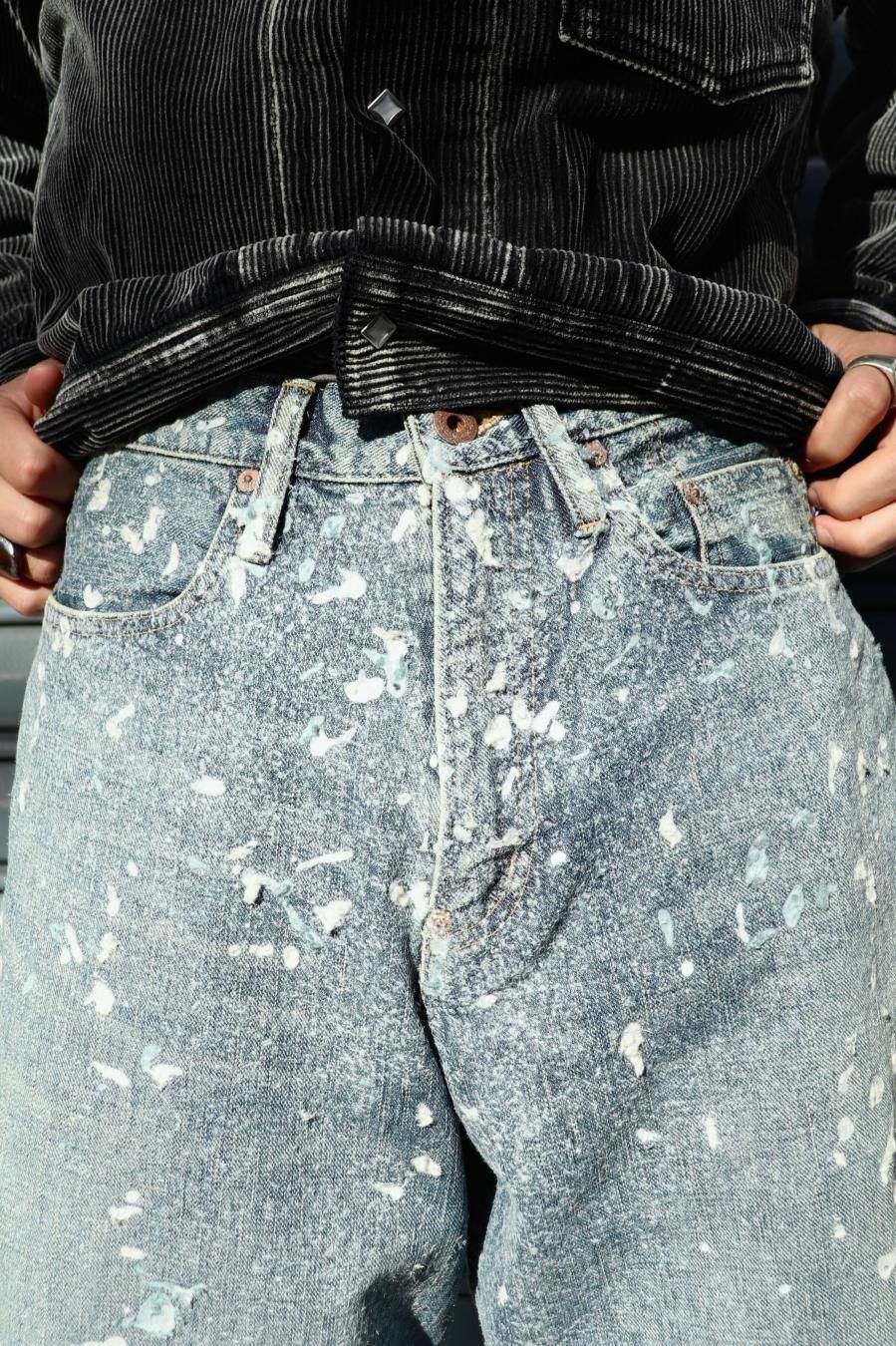 SUGARHILL（シュガーヒル）のMOLDED DENIM TROUSERS WIDE CUT