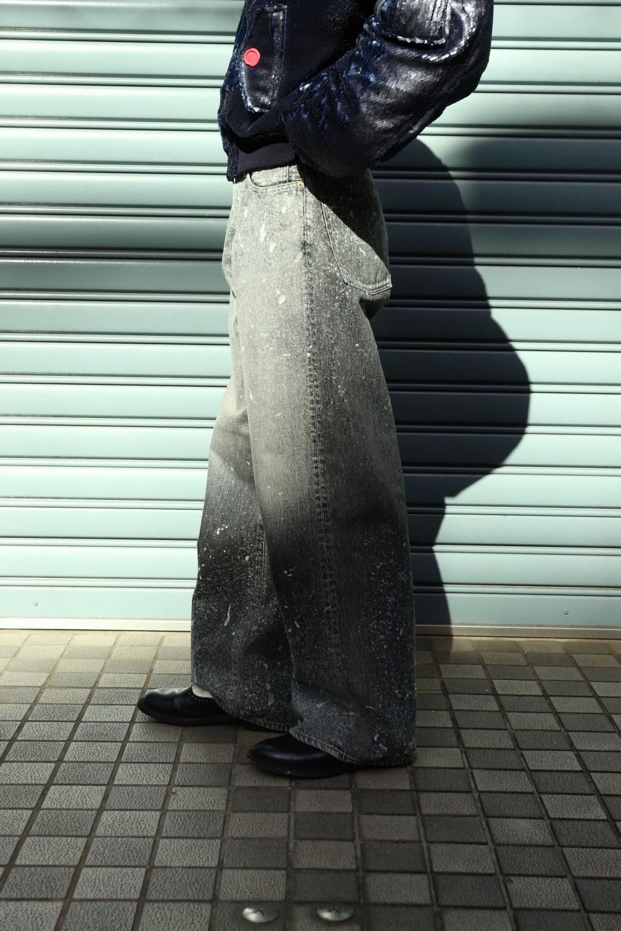 SUGARHILL（シュガーヒル）のMOLDED DENIM TROUSERS WIDE CUT