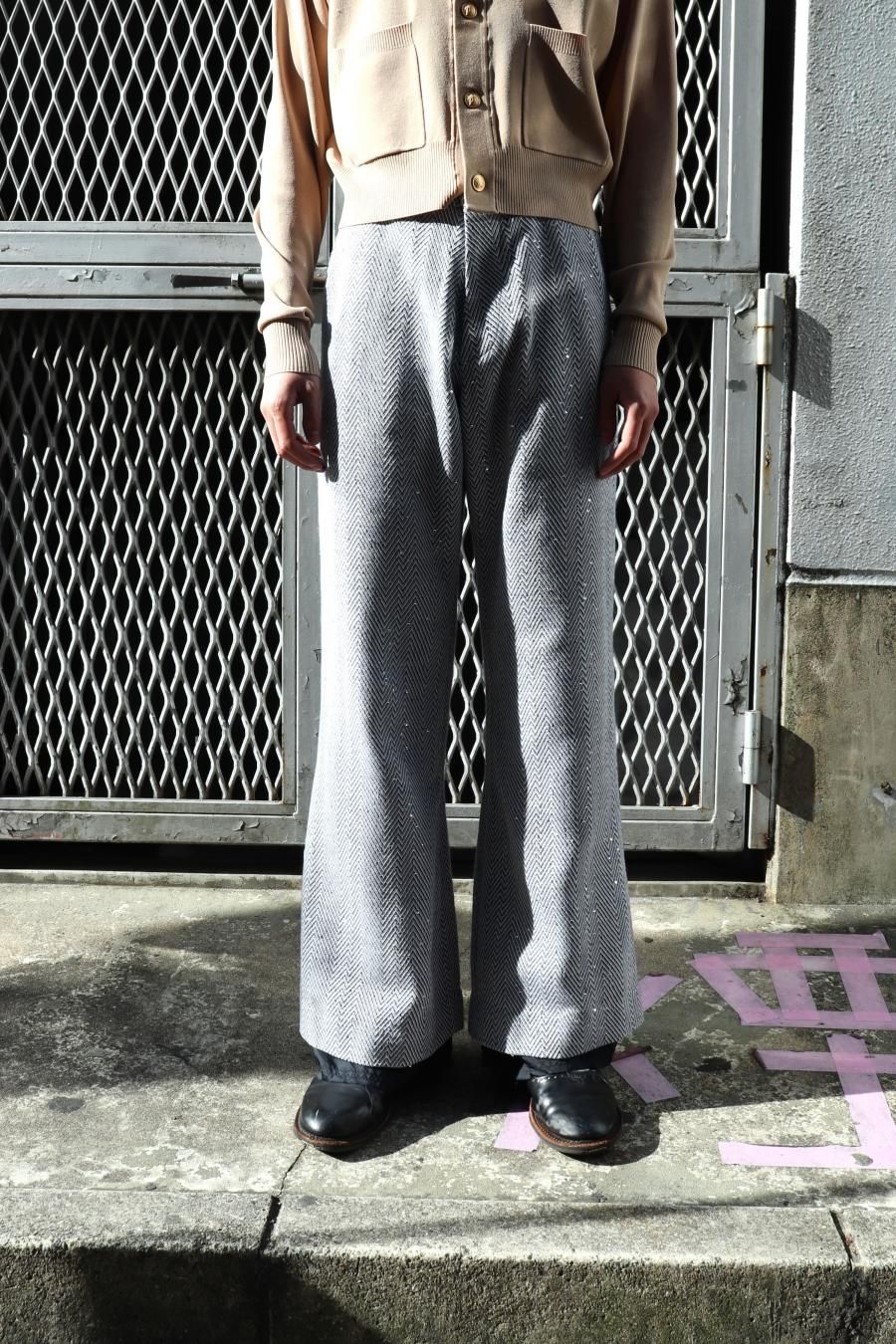MASU スラックス 「MASU/エムエーエスユー」GALAXY-CUT LEATHER