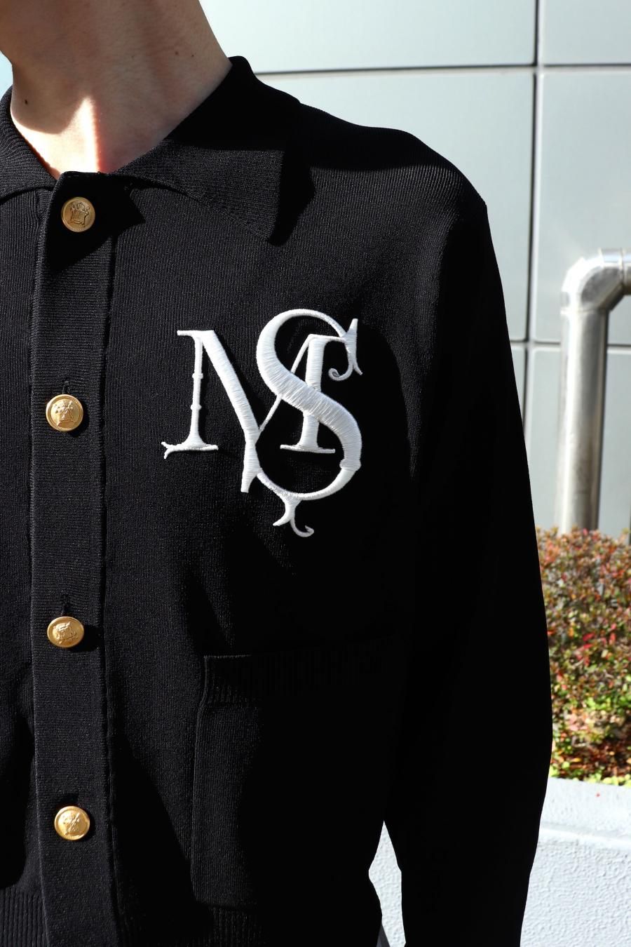MASU M.S. CREST CARDIGAN / BLK 44