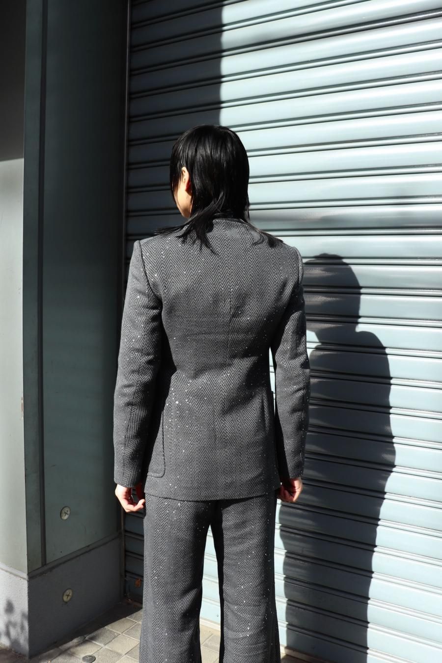 ジャケット・アウター MASU SPARKLING TAILORED JACKET(DARK GREY MASU（エムエーエスユー）のSPARKLING TAILORED JACKET DARK