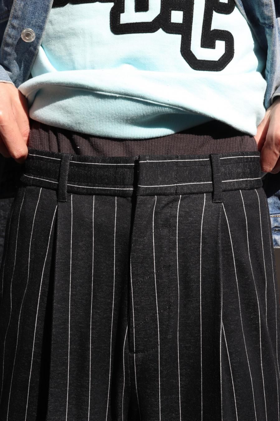 MASU（エムエーエスユー）のCLASSIC EASY TROUSERS BLACKの通販