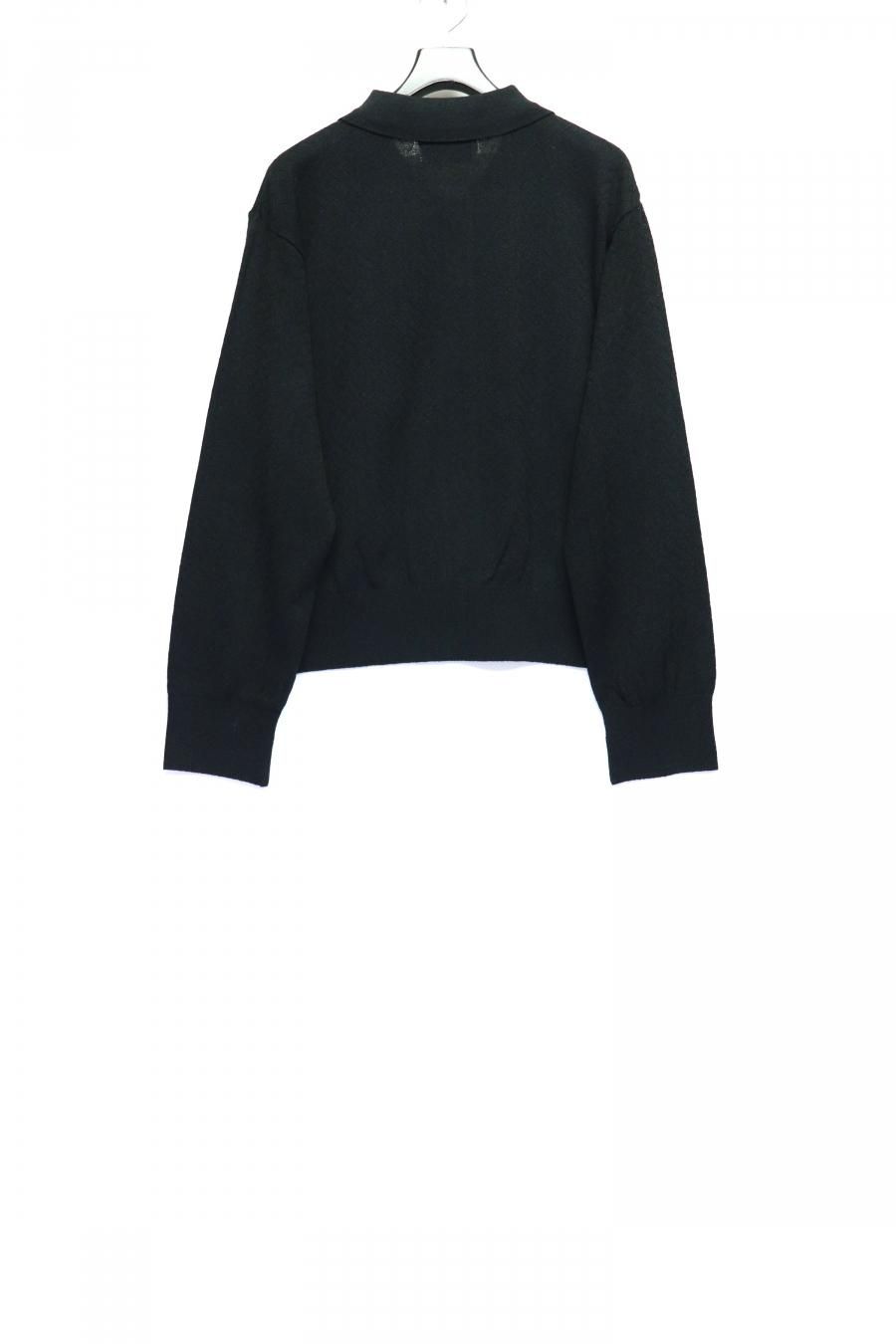 SUGARHILL（シュガーヒル）のGIMA BOUCLE KNIT SWEATER BLACKの