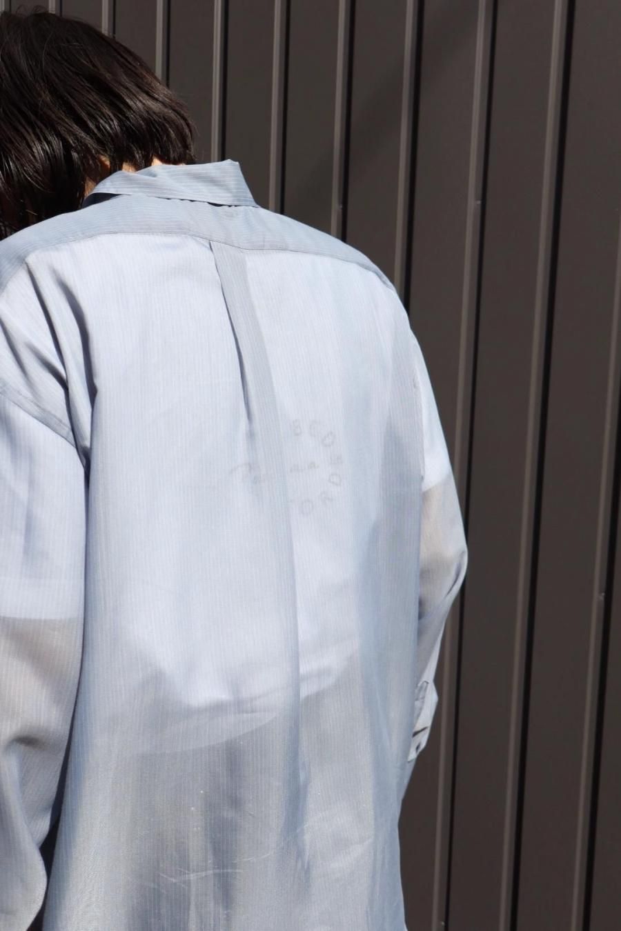 カ*ー様 SUGARHILL SHEER STRIPE SHIRTS LOOSE SUGARHILL(シュガーヒル)のSHEER STRIPE SHIRTS LOOSE FIT BLUE