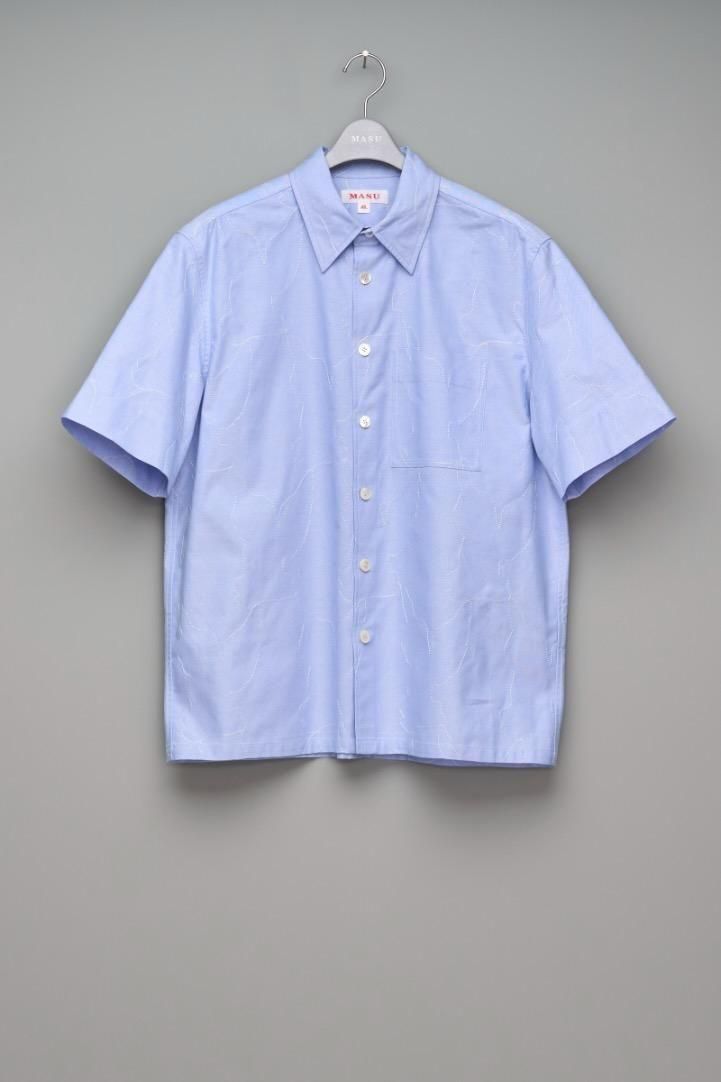 MASU  ANGEL HALF SLEEVE SHIRT(SAX)<img class='new_mark_img2' src='https://img.shop-pro.jp/img/new/icons15.gif' style='border:none;display:inline;margin:0px;padding:0px;width:auto;' />