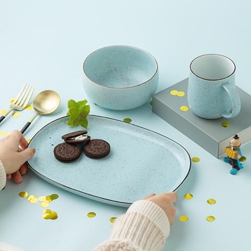 肥前吉田焼 224porcelain nashiji -morning- ワンプレートセット