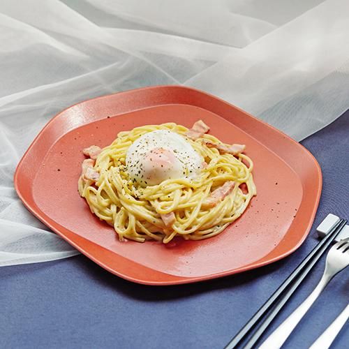 嬉野肥前吉田焼 224porcelain Voronoi プレート LL -deep red-