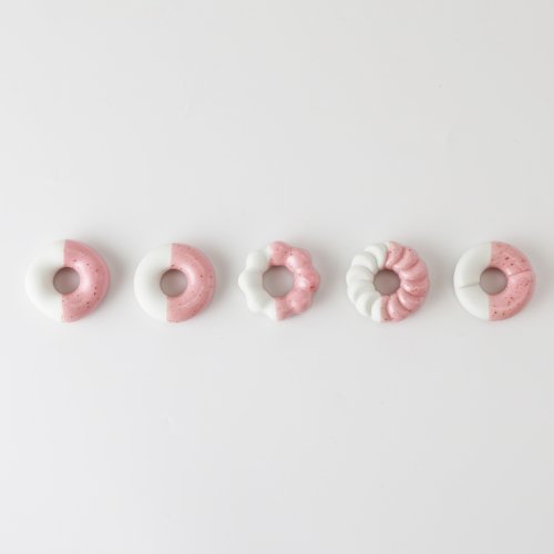 嬉野肥前吉田焼 224porcelain 224porcelain Donut 5個 イチゴミルク