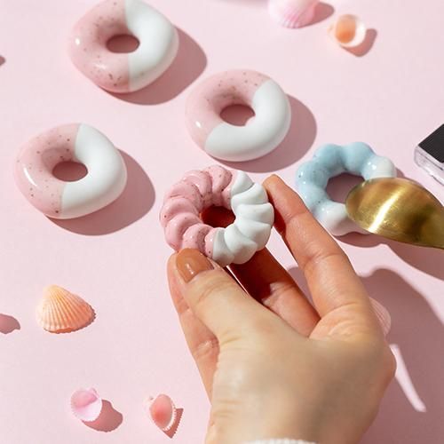 嬉野肥前吉田焼 224porcelain Donut 5個 Aセット - ドーナツの