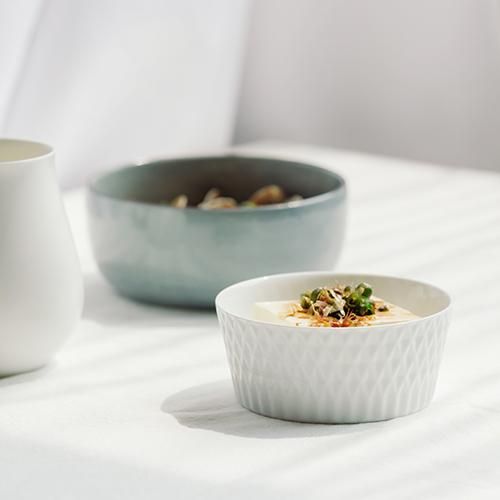 ダイヤ彫 [丸小鉢] - 224porcelain ｜食器・皿・茶碗 嬉野肥前吉田焼