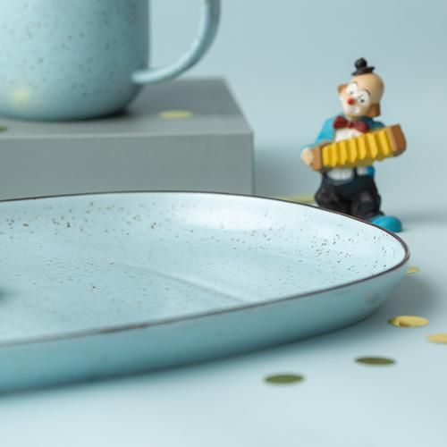 nashiji -morning- プレート [M] チョコミント - 224porcelain ｜食器