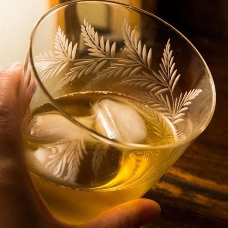 シダ切子 10オンスオールド - 明治三十二年創業のガラス食器会社「廣田