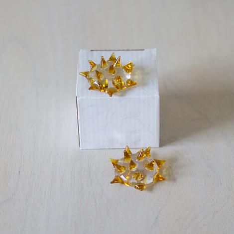 箸置きペアセット 雲丹 - 明治三十二年創業のガラス食器会社「廣田硝子