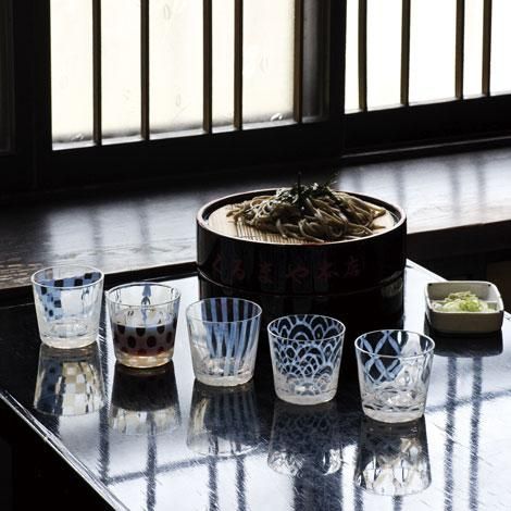 大正浪漫 そば猪口 十草 - 廣田硝子 公式Online shop