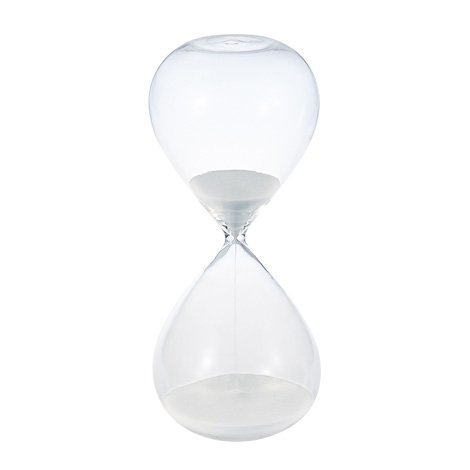 砂時計 60分 白 - 廣田硝子 公式Online shop ガラスおしょう油差し/和 