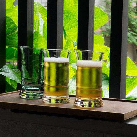 青竹 ビールグラス - 廣田硝子・オンラインショップ ガラスおしょう油
