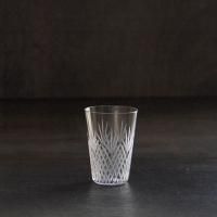 骨董　時代プレスガラス　ライムグリーン　切子調　菓子器　ボンボン入れ　　ウラン プレスガラス フリルガラス小皿 5枚セット [IZ543] – 青梵ギャラリー