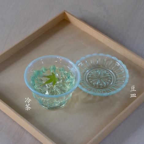 雪の花 豆皿 ブルー - 廣田硝子 公式Online shop
