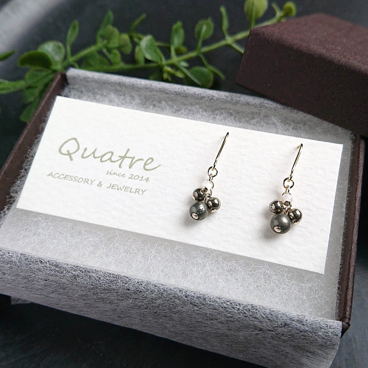 パイライト キャトルピアス - Quate ONLINE STORE