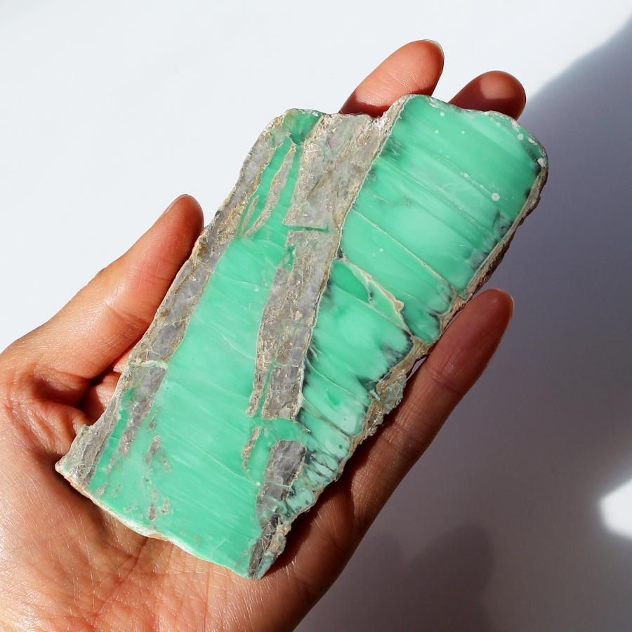 西オーストラリア　Milgun産　バリサイト　 鉱物　天然石　宝石原石 Variscite バリサイト／西オーストラリア産 - LIGHTNESS TREE