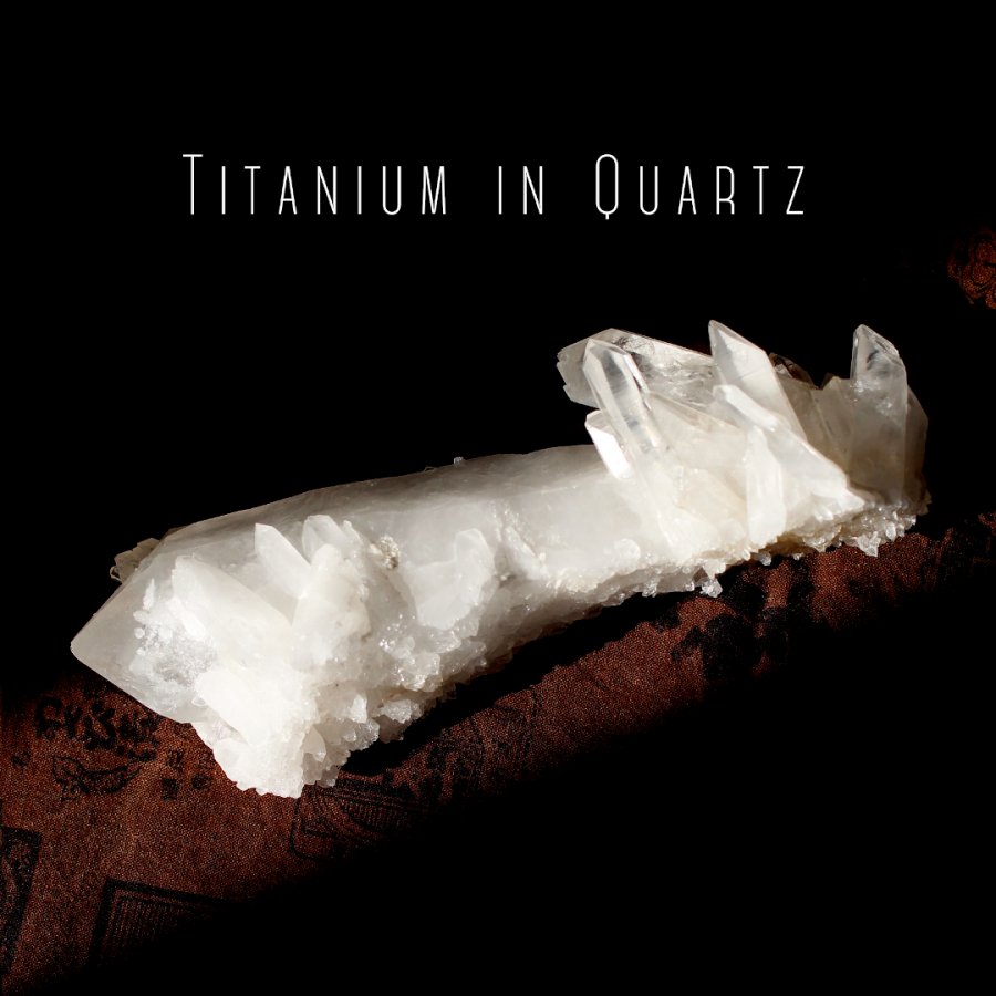 Titanium in Quartz チタニウムinクォーツ ポイント／米国アーカンソー ...