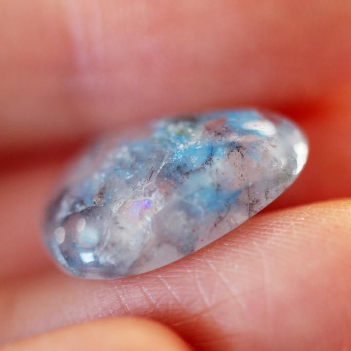 南アフリカ/メッシーナ産】パパゴアイトインクォーツ 【公式通販】