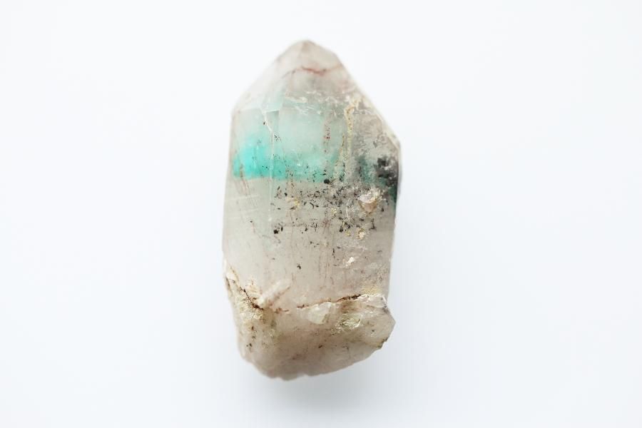 アホイトinクォーツ Ajoite in Quartz／南アフリカ・メッシーナ産