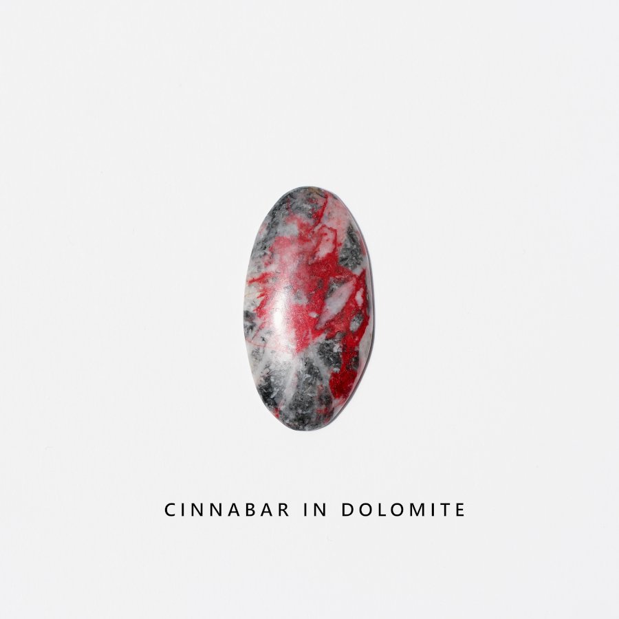 Cinnabar in Dolomite ʥС 롼