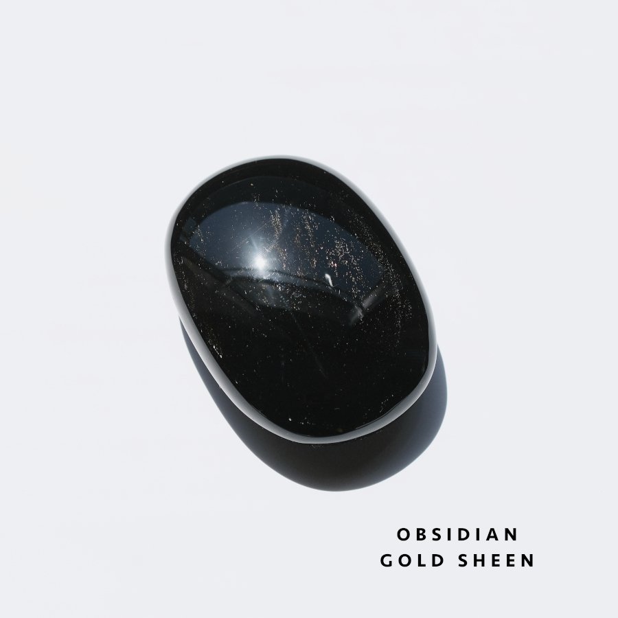 Obsidian Gold Sheen ゴールド・シーン・オブシディアン／メキシコ産