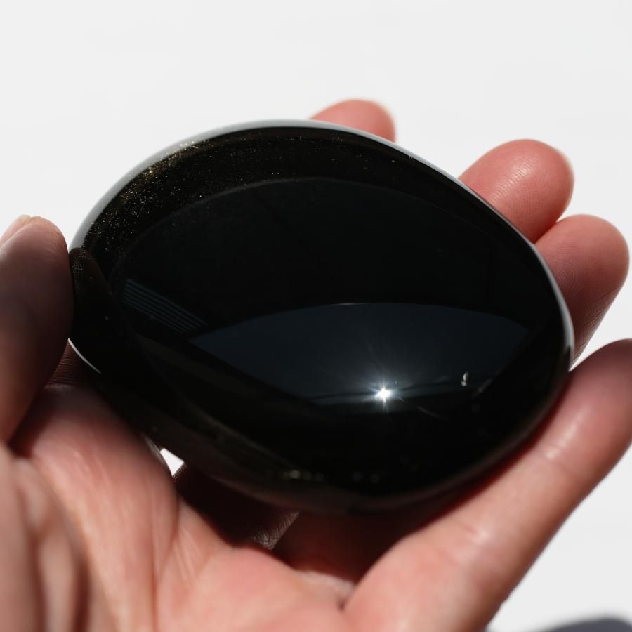 ★数量限定★未来を見通す石【200gゴールデンシャインオブシディアンさざれ】❤️ Obsidian Gold Sheen ゴールド・シーン・オブシディアン／メキシコ産